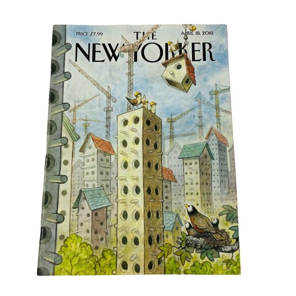 The New Yorker Magazine April 18 2016 Cover Luxury Coops Peter De Sève u - Picture 1 of 2